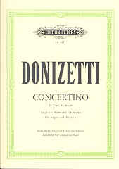 Donizetti Concertino Cor Anglais Full Score Sheet Music Songbook