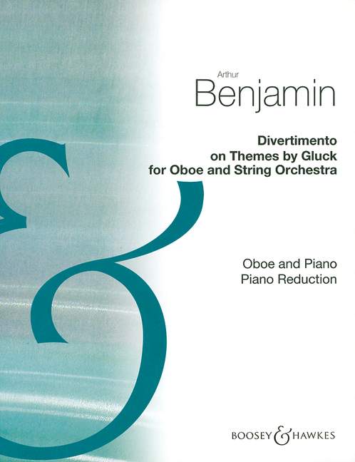Benjamin Divertimento On Themes By Gluck Oboe Sheet Music Songbook