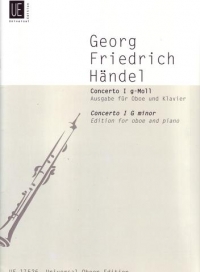 Handel Concerto Gmin Hwv287 Oboe & Pf Sheet Music Songbook
