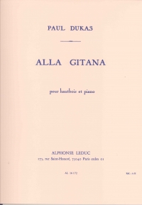 Dukas Alla Gitana Oboe & Pf Sheet Music Songbook