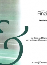 Finzi Interlude For Oboe & Piano Sheet Music Songbook
