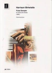 Birtwistle Pulse Sampler Oboe & Claves Sheet Music Songbook