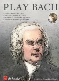 Bach Play Bach Oboe Book + Cd Sheet Music Songbook