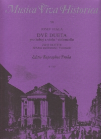 Fiala 2 Duets Oboe/violin Sheet Music Songbook