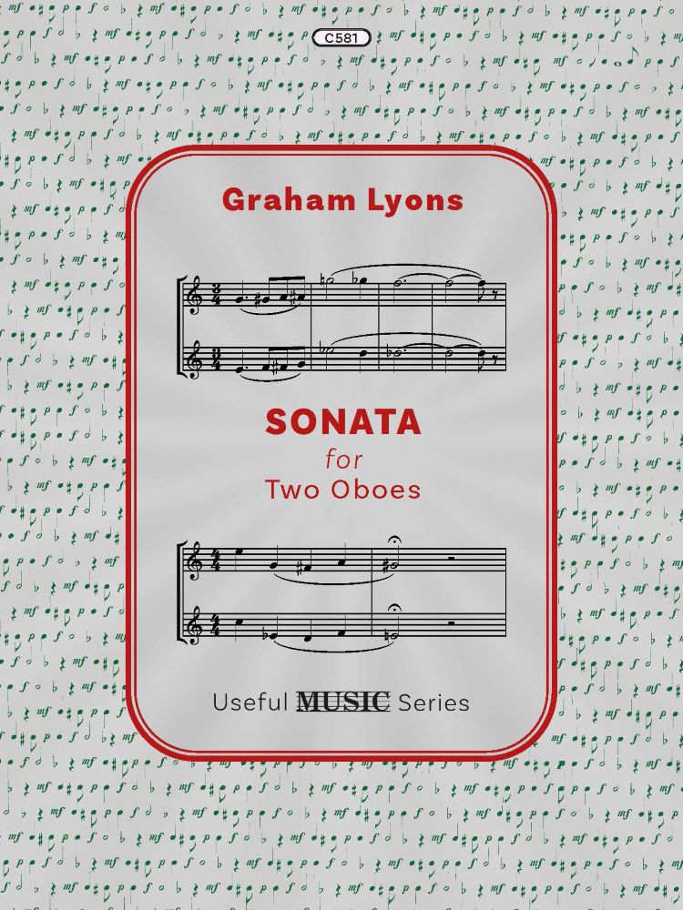 Lyons Sonata Oboe & Pf Sheet Music Songbook