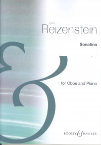 Reizenstein Sonatina Oboe & Piano Sheet Music Songbook