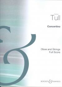 Tull Concertino For Oboe & Strings Full Score Sheet Music Songbook