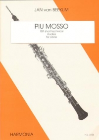 Beekum Piu Mosso 107 Short Technical Studies Oboe Sheet Music Songbook