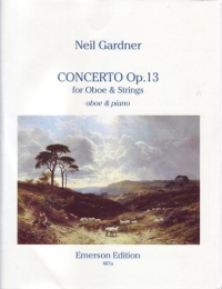 Gardner Concerto For Oboe & Strings Op13 Oboe & Pf Sheet Music Songbook
