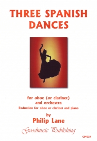Lane Three Spanish Dances Oboe (clarinet)/piano Sheet Music Songbook