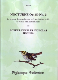 Bochsa Nocturne Op50 No 2 Ob (or Fl/cl/vn) & Pf Sheet Music Songbook