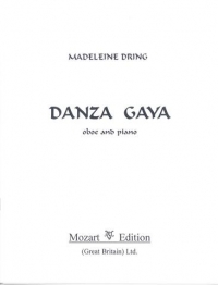 Dring Danza Gaya Oboe & Piano Sheet Music Songbook
