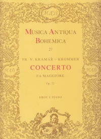 Kramar-krommer Concerto Op52 F Oboe & Piano Sheet Music Songbook