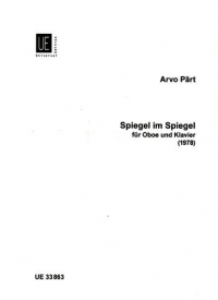 Part Spiegel Im Spiegel Oboe & Piano Sheet Music Songbook