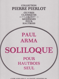 Arma Soliloque Oboe Sheet Music Songbook