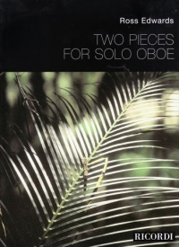 Edwards 2 Pieces For Solo Oboe Sheet Music Songbook