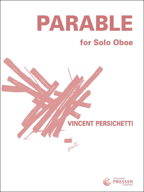 Persichetti Parable Iii Op109 Oboe Sheet Music Songbook