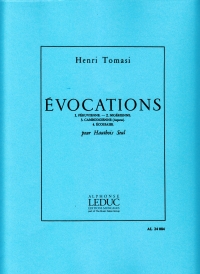 Tomasi Evocations Oboe Sheet Music Songbook