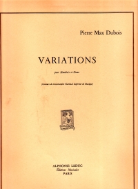 Dubois Variations Oboe/piano Sheet Music Songbook