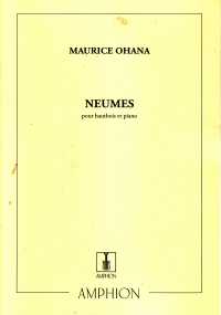 Ohana Neumes Oboe/piano Sheet Music Songbook