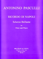 Pasculli Ricordo Di Napoli Oboe/piano Sheet Music Songbook