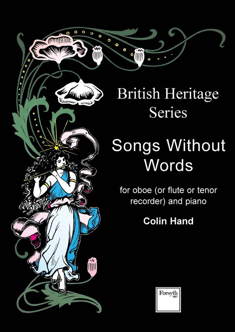 Hand Songs Without Words Oboe & Piano Sheet Music Songbook