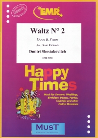 Shostakovich Waltz No2 For Oboe & Piano Sheet Music Songbook