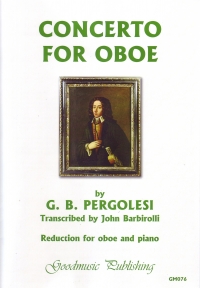 Pergolesi Concerto Barbirolli Oboe & Piano Sheet Music Songbook