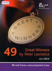 Great Winners Lawrance Oboe Book & Cd Sheet Music Songbook