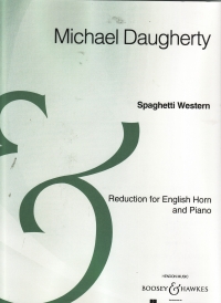 Daugherty Spaghetti Western Cor Anglais & Pf Red Sheet Music Songbook