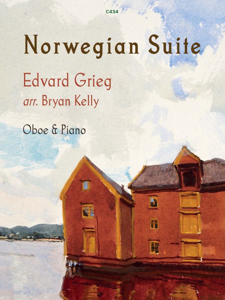 Grieg Norwegian Suite Kelly Oboe & Piano Sheet Music Songbook