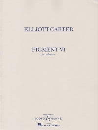 Carter Figment Vi Solo Oboe Sheet Music Songbook