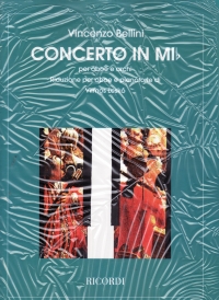 Bellini Concerto In Eb Major Oboe & Piano Sheet Music Songbook