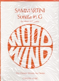 Sammartini Sonata In G Oboe And Piano Sheet Music Songbook