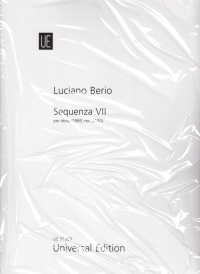 Berio Sequenza Viia Oboe Sheet Music Songbook