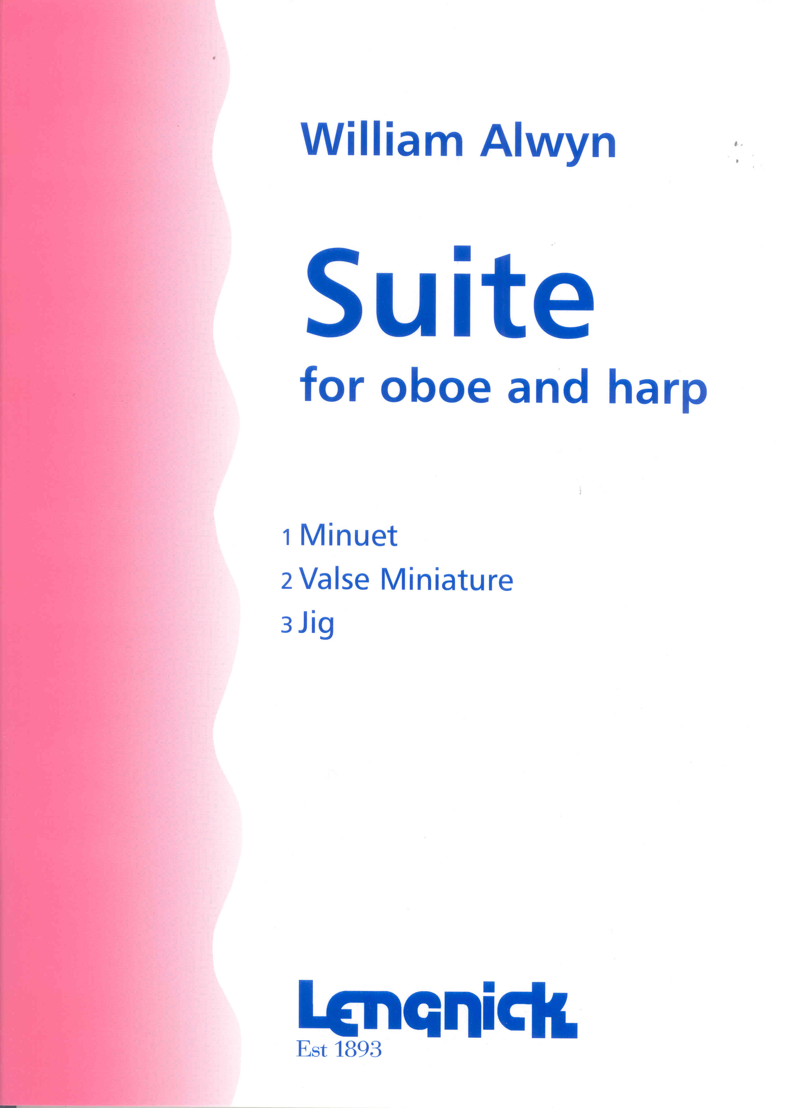 Alwyn Suite For Oboe And Harp Sheet Music Songbook