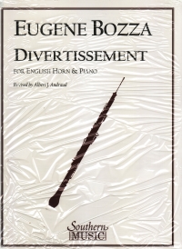 Bozza Divertissement Cor Anglais & Piano Sheet Music Songbook