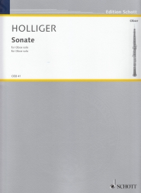 Holliger Sonata Oboe Sheet Music Songbook