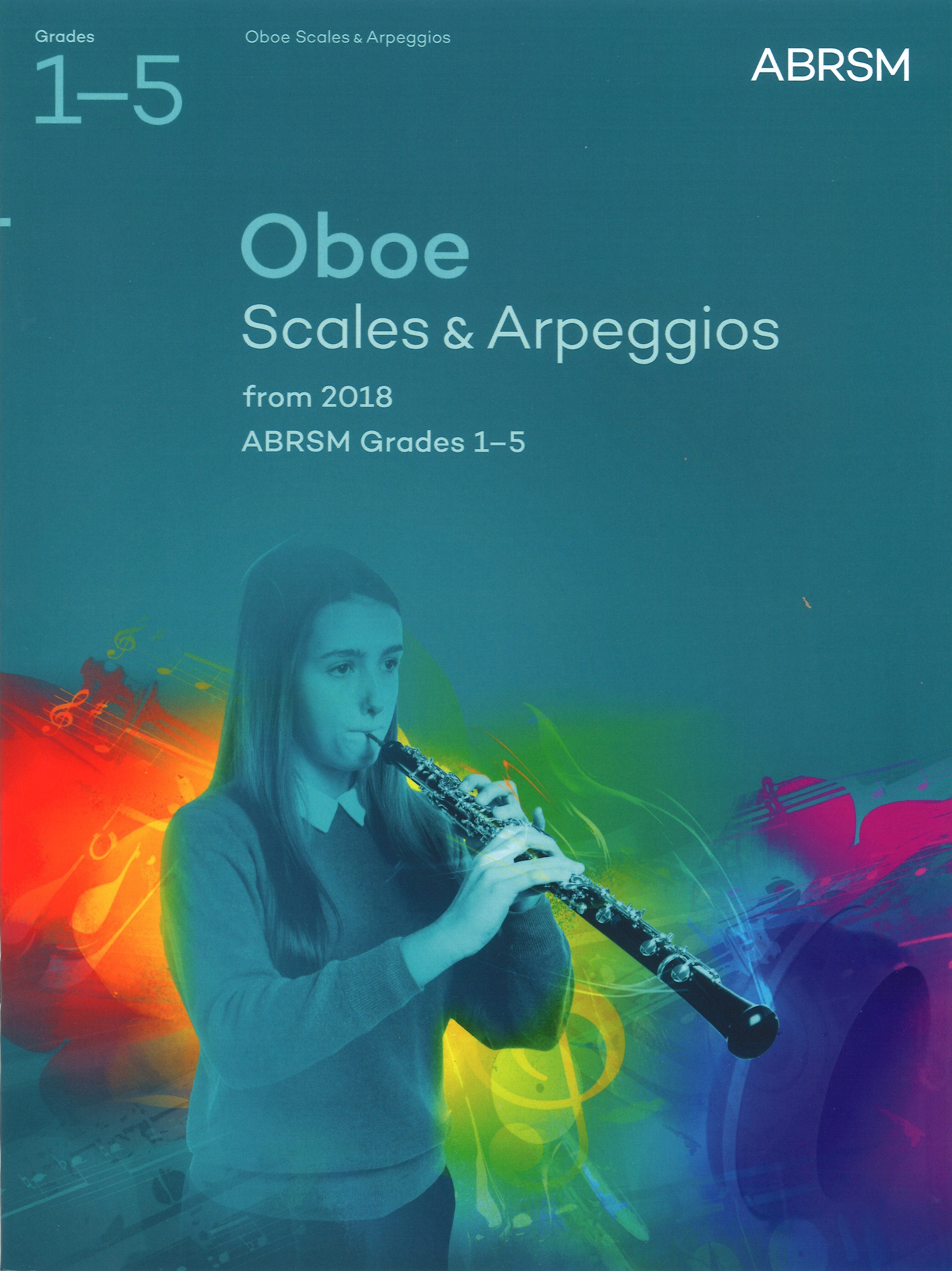 Oboe Scales & Arpeggios From 2018 Grade 1-5 Abrsm Sheet Music Songbook