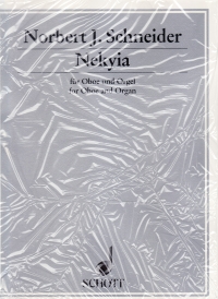 Schneider Nekyia Oboe (cor Anglais Ad Lib) & Organ Sheet Music Songbook
