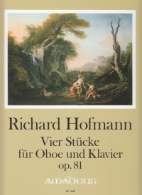 Hofmann Four Pieces For Oboe Op81 Sheet Music Songbook