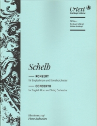 Schelb Concerto English Horn & Orchestra Reduction Sheet Music Songbook