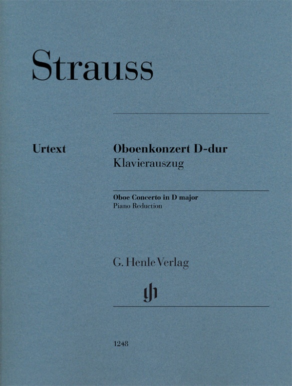 Strauss Oboe Concerto D Major Piano Reduction Sheet Music Songbook