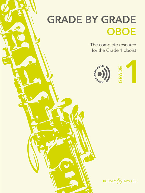 Grade By Grade Oboe Grade 1 Book + Online Audio Sheet Music Songbook