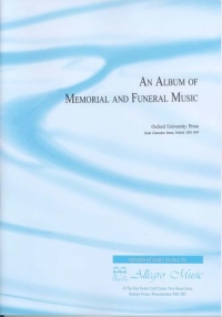 Album Of Memorial & Funeral Music Organ Sheet Music Songbook