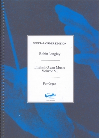 English Organ Music Vol 6 Langley Sheet Music Songbook