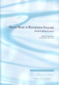 Organ Music In Resoration England Langley Sheet Music Songbook