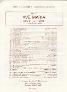 Bach Gounod Ave Maria (organist Recital No 37) Sheet Music Songbook