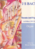 Bach Toccata & Fugue Dmin Organ Sheet Music Songbook