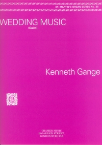 Gange Wedding Suite Organ Sheet Music Songbook